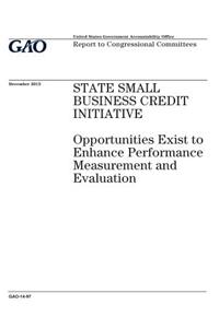 Small State Business Credit Initiative