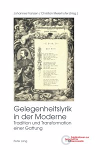 Gelegenheitslyrik in der Moderne