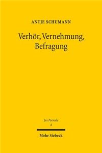 Verhor, Vernehmung, Befragung