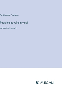Poesie e novelle in versi