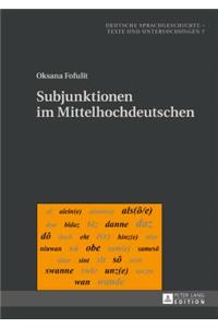 Subjunktionen Im Mittelhochdeutschen