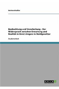 Beobachtung und Verarbeitung