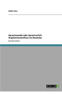 Sprachwandel oder Sprachverfall - Anglizismeneinfluss ins Deutsche