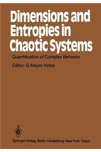 Dimensions and Entropies in Chaotic Systems