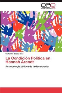 La Condicion Politica En Hannah Arendt