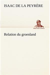 Relation du groenland