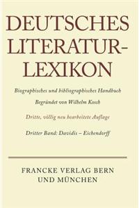 Deutsches Literatur-Lexikon, Band 3, Davidis - Eichendorff