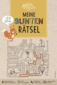 Meine bunten Ratsel. Block fur Kinder ab 5 Jahren: pen2nature: 100% Recyclingpapier - klimaneutrale Produktion - unterstutzt Aufforstungsprojekte (pen2nature kids)