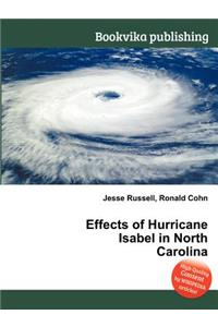 Effects of Hurricane Isabel in North Carolina