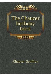The Chaucer Birthday Book