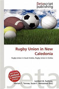 Rugby Union in New Caledonia