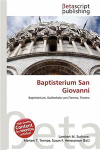 Baptisterium San Giovanni