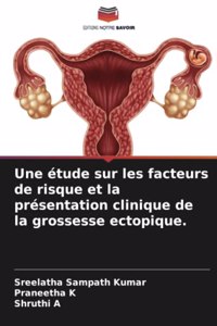 étude sur les facteurs de risque et la présentation clinique de la grossesse ectopique.