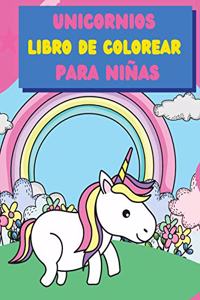 Libro para colorear de unicornios para niñas