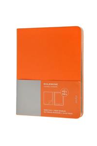 Ipad 3 And 4 Moleskine Cadmium Orange Slim Digital Cover With Notebook