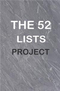 The 52 Lists Project