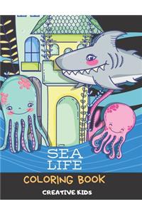 Sea Life Coloring Book