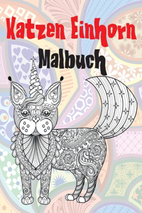 Katzen Einhorn - Malbuch