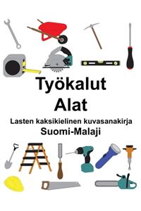 Suomi-Malaji Työkalut/Alat Lasten kaksikielinen kuvasanakirja