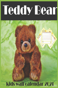 Teddy Bear kids Wall calendar 2021