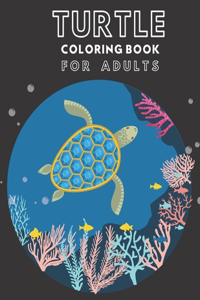 Turtle Coloring Book For Adults