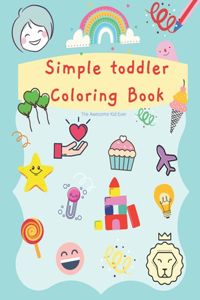 Simple toddler Coloring Book
