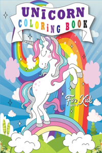 Unicorn Coloring Book for Kids Ages 4-8