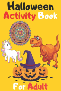 Halloween Actvity Book For Adult