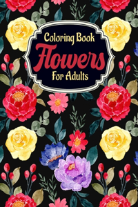 Coloring Book Flowers For Adults