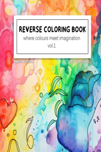 Reverse coloring book