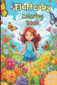 Flutterby Coloring Book