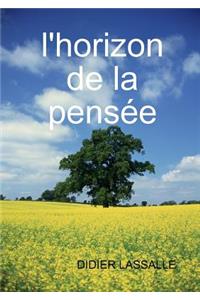 l'horizon de la pensée