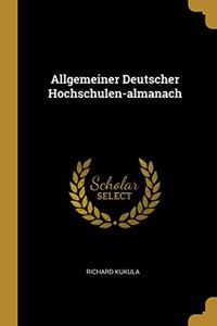Allgemeiner Deutscher Hochschulen-almanach