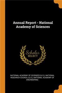 Annual Report - National Academy of Sciences