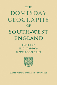 Domesday Geography of South-West England