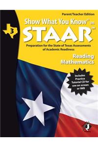 Swyk on Staar Reading/Math Gr 3, Parent/Teacher Edition