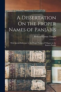 Dissertation On the Proper Names of Panjâbîs
