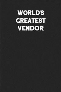World's Greatest Vendor