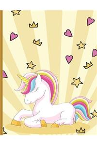 Composition notebook Unicorn