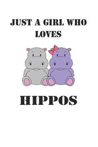 Just A Girl Who Loves Hippos