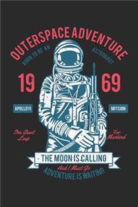 Outer Space Astronaut Notebook