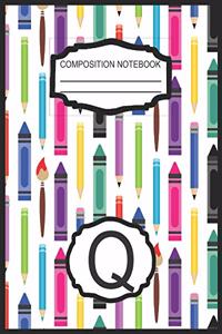 Composition Notebook Q