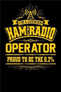 I'm a Licensed Ham Radio Operator Proud to Be the 0.2 %