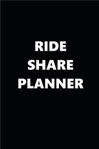 2019 Daily Planner Ride Share Planner Black White Design 384 Pages