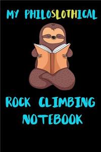 My Philoslothical Rock Climbing Notebook
