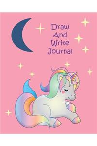 Unicorn Draw And Write Journal For Girls