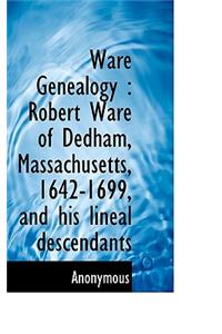 Ware Genealogy