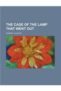 The Case of the Lamp That Went Out