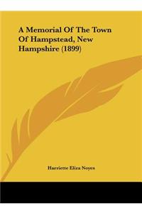 A Memorial of the Town of Hampstead, New Hampshire (1899)
