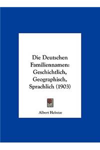 Die Deutschen Familiennamen